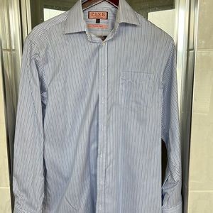 Thomas Pink Blue stripe dress shirt